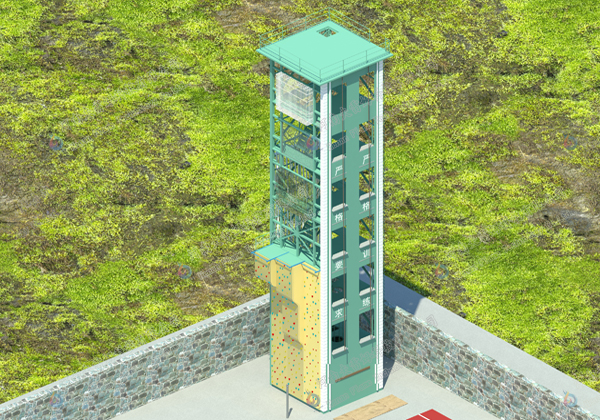 七層雙窗鋼結(jié)構(gòu)訓(xùn)練塔